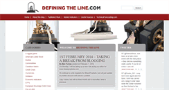 Desktop Screenshot of definingtheline.com